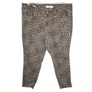 Torrid Leopard Print Jeggings | High Rise Skinny Jeans | Size 24R